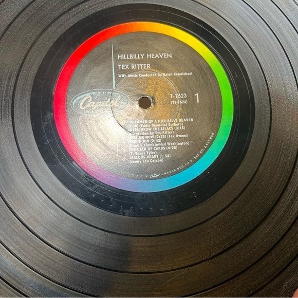 Text Ritter-Hillbilly Heaven- vintage vinyl record from 1961 - Picture 7 of 9